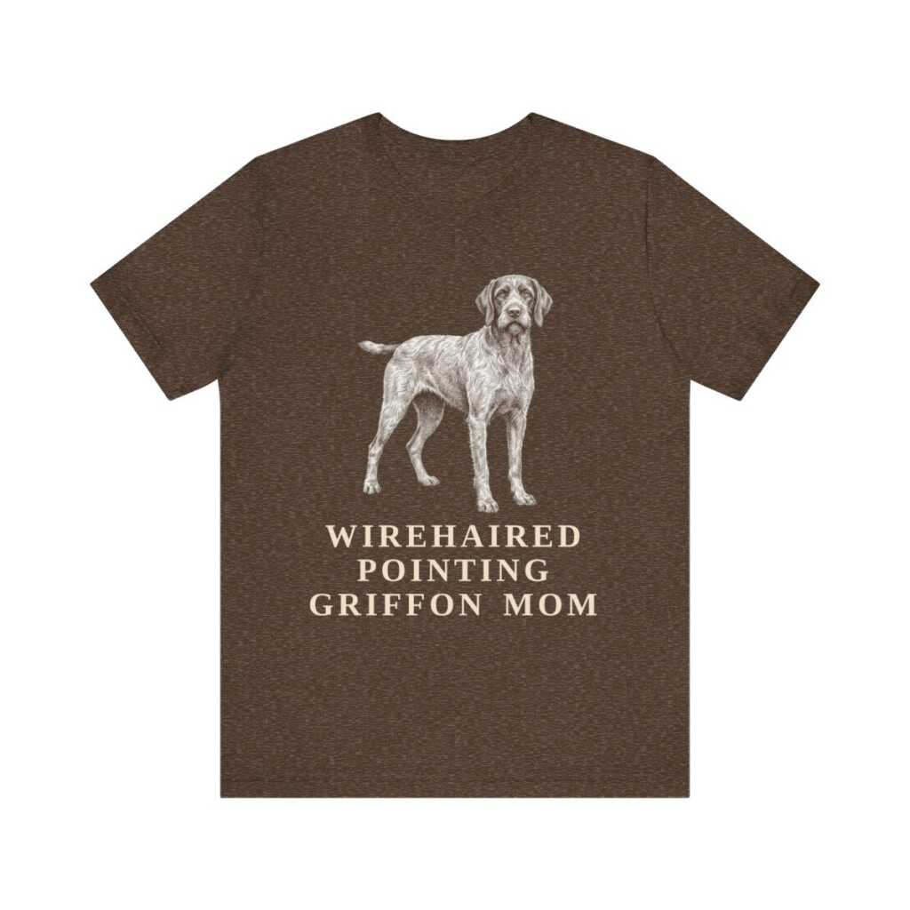 Wirehaired Pointing Griffon Mom Shirt, Vintage Dog Sketch Tee, Dog Mom Gift Wirehaired Pointing Griffon Mom Shirt, Vintage Dog Sketch Tee, Dog Mom Gift