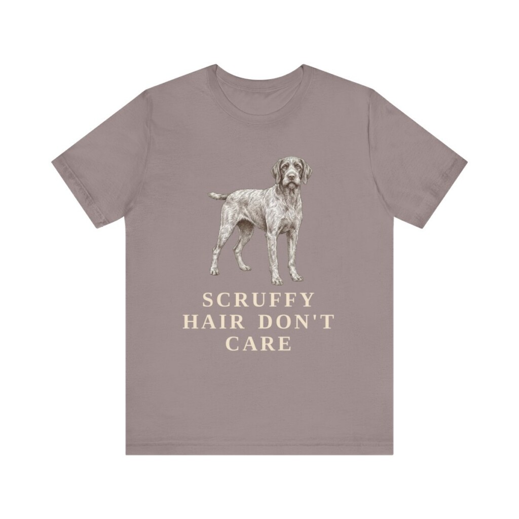 Wirehaired Pointing Griffon Humor Shirt, Vintage Dog Sketch Tee, Dog Humor Gift