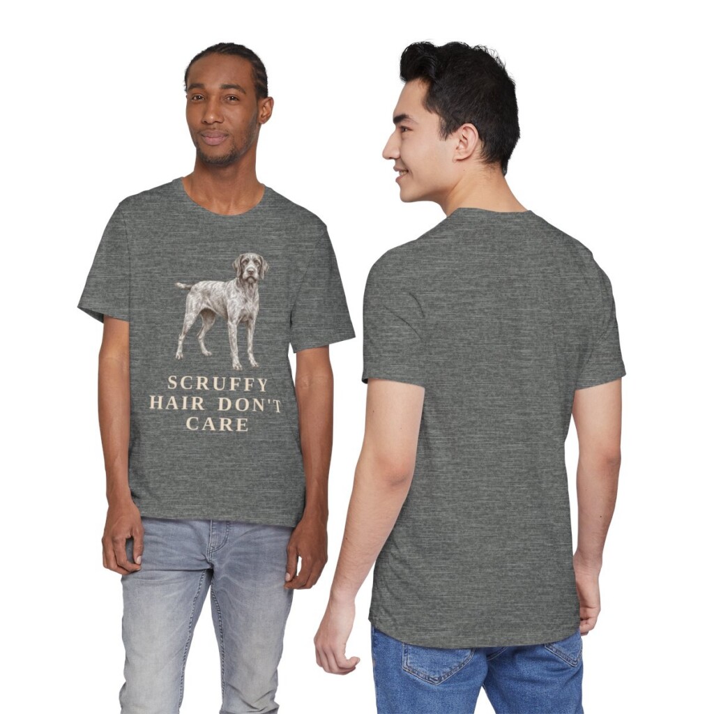 Wirehaired Pointing Griffon Humor Shirt, Vintage Dog Sketch Tee, Dog Humor Gift