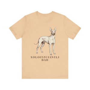 Xoloitzcuintli Dad Shirt, Vintage Dog Sketch Tee, Dog Dad Gift
