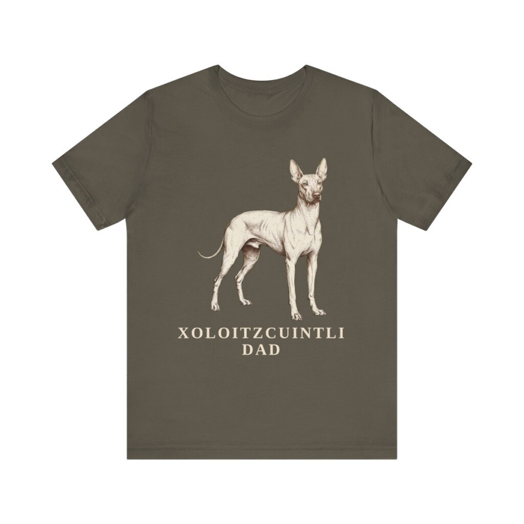 Xoloitzcuintli Dad Shirt, Vintage Dog Sketch Tee, Dog Dad Gift Xoloitzcuintli Dad Shirt, Vintage Dog Sketch Tee, Dog Dad Gift