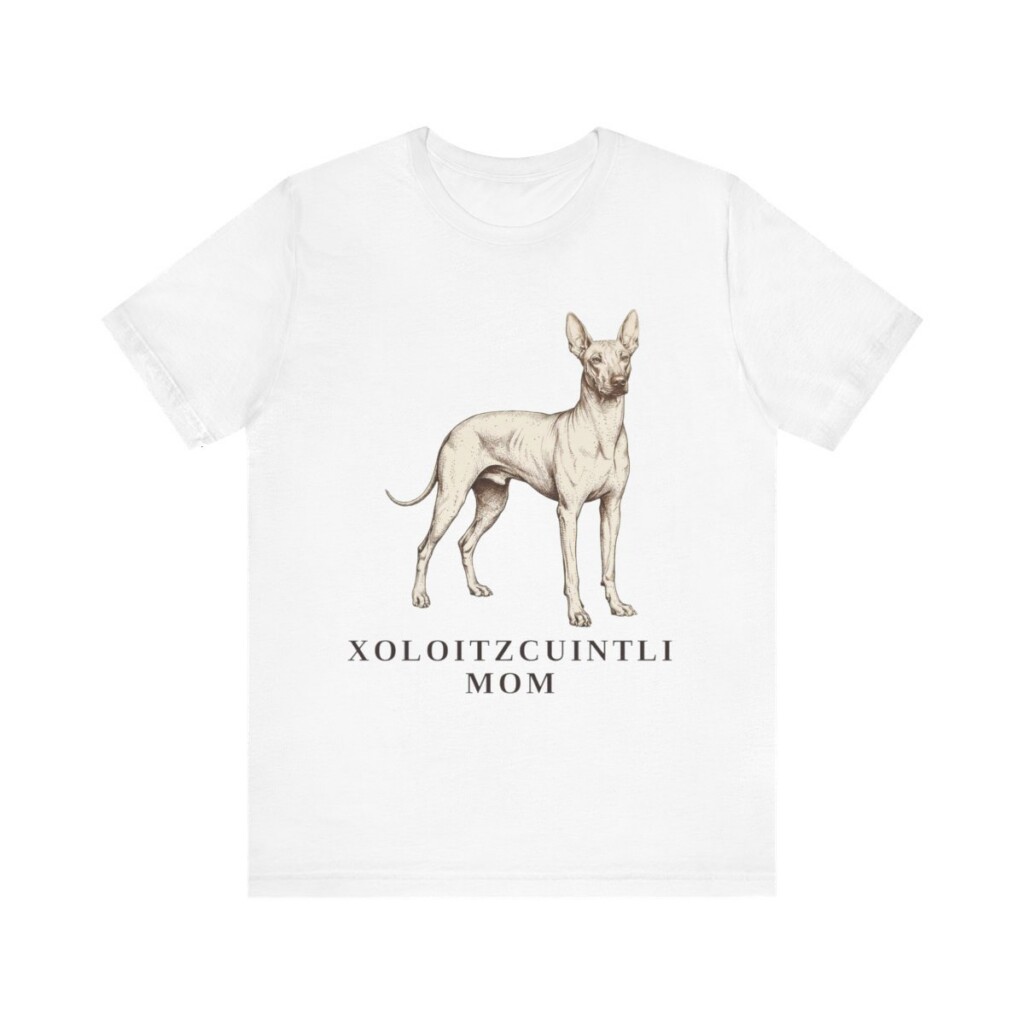 Xoloitzcuintli Mom Shirt, Vintage Dog Sketch Tee, Dog Mom Gift