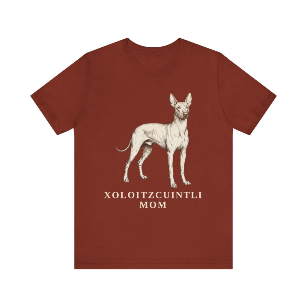Xoloitzcuintli Mom Shirt, Vintage Dog Sketch Tee, Dog Mom Gift
