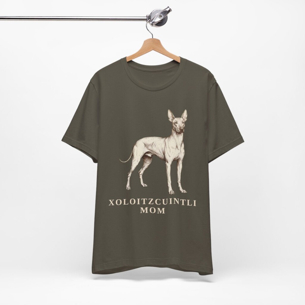 Xoloitzcuintli Mom Shirt, Vintage Dog Sketch Tee, Dog Mom Gift