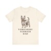 Yorkshire Terrier Dad Shirt, Vintage Dog Sketch Tee, Dog Dad Gift Yorkshire Terrier Dad Shirt, Vintage Dog Sketch Tee, Dog Dad Gift