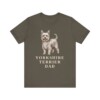 Yorkshire Terrier Dad Shirt, Vintage Dog Sketch Tee, Dog Dad Gift Yorkshire Terrier Dad Shirt, Vintage Dog Sketch Tee, Dog Dad Gift