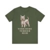 Yorkshire Terrier Mom Shirt, Vintage Dog Sketch Tee, Dog Mom Gift