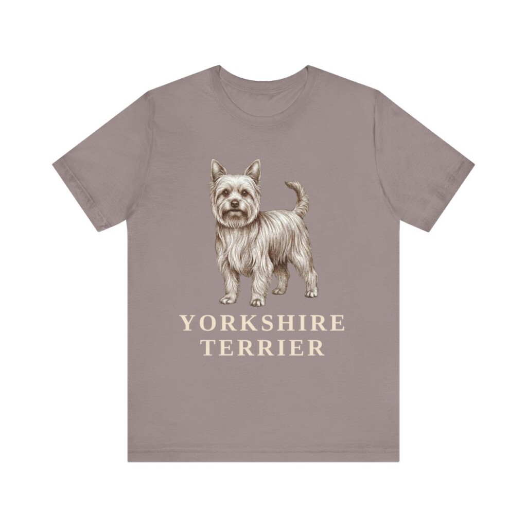 Yorkshire Terrier Lover Shirt, Vintage Dog Sketch Tee, Dog Lover Gift Yorkshire Terrier Lover Shirt, Vintage Dog Sketch Tee, Dog Lover Gift