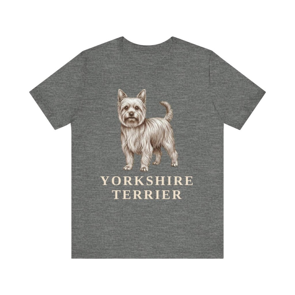 Yorkshire Terrier Lover Shirt, Vintage Dog Sketch Tee, Dog Lover Gift Yorkshire Terrier Lover Shirt, Vintage Dog Sketch Tee, Dog Lover Gift