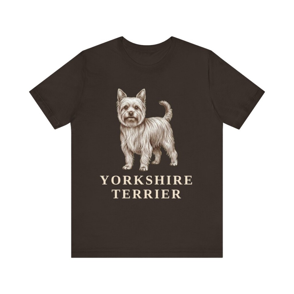 Yorkshire Terrier Lover Shirt, Vintage Dog Sketch Tee, Dog Lover Gift Yorkshire Terrier Lover Shirt, Vintage Dog Sketch Tee, Dog Lover Gift