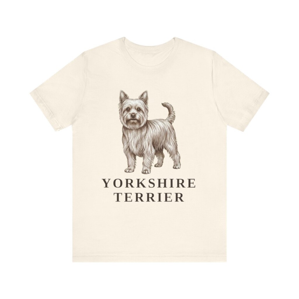 Yorkshire Terrier Lover Shirt, Vintage Dog Sketch Tee, Dog Lover Gift Yorkshire Terrier Lover Shirt, Vintage Dog Sketch Tee, Dog Lover Gift