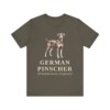 German Pinscher Latin Shirt, Vintage Dog Sketch Tee, Dog Latin Gift