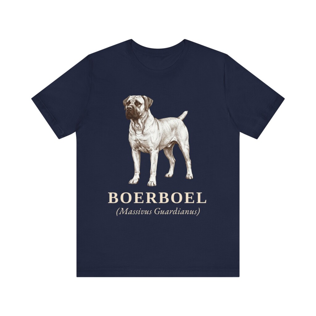 Boerboel Latin Shirt, Vintage Dog Sketch Tee, Dog Latin Gift