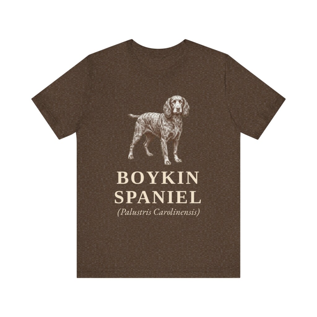 Boykin Spaniel Latin Shirt, Vintage Dog Sketch Tee, Dog Latin Gift