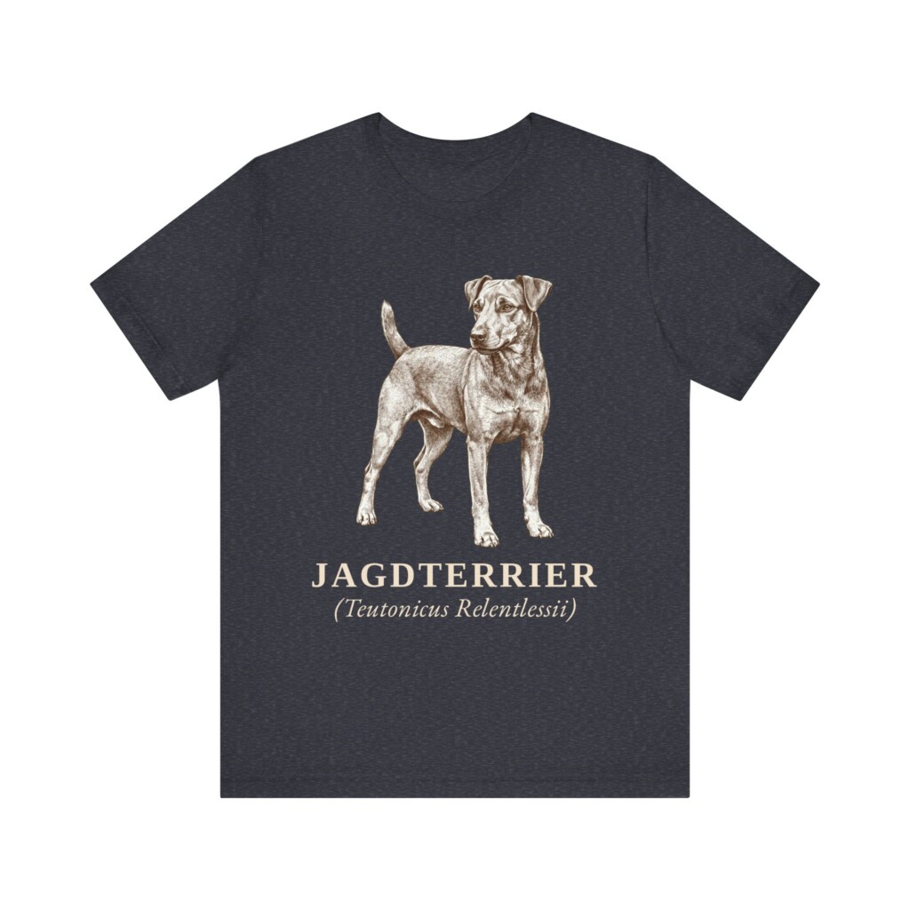 Jagdterrier Latin Shirt, Vintage Dog Sketch Tee, Dog Latin Gift