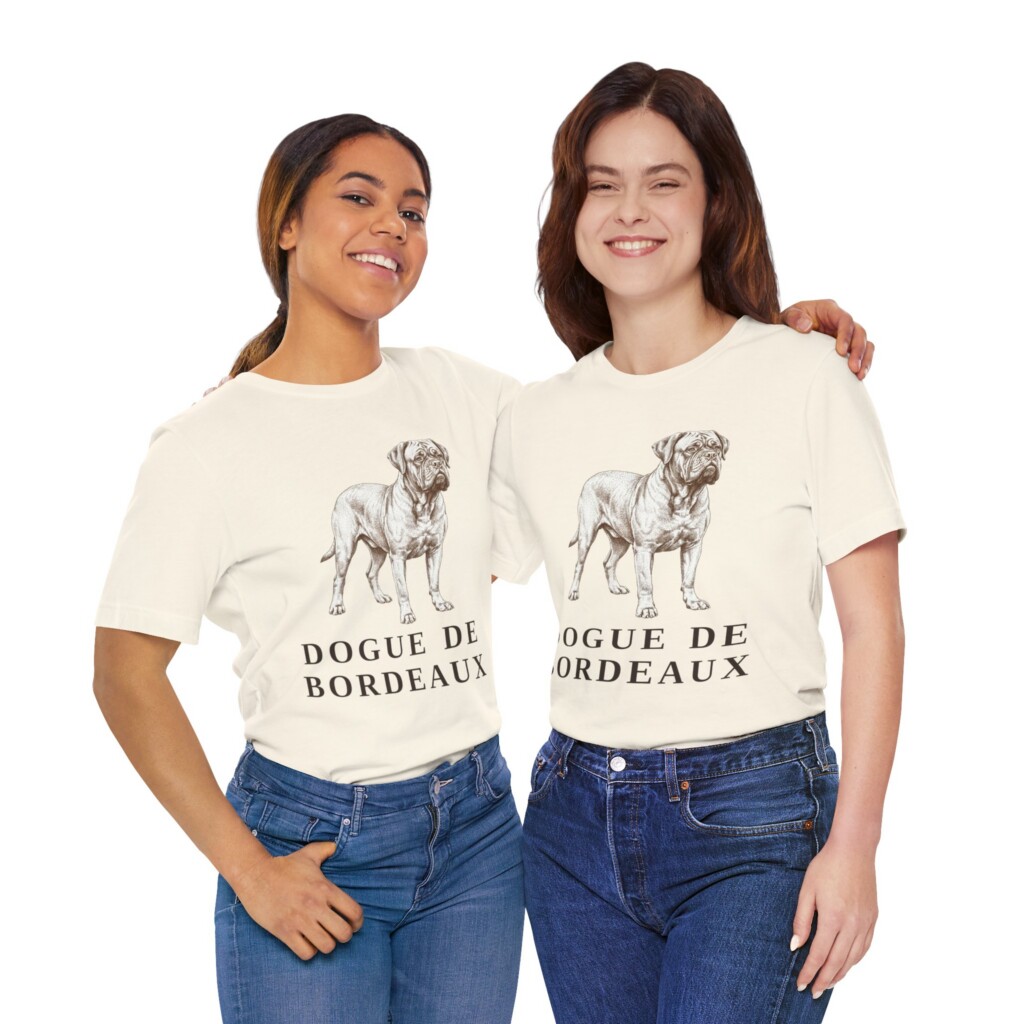 Dogue de Bordeaux Shirt, Vintage Dog Sketch Tee, Dog Lover Gift
