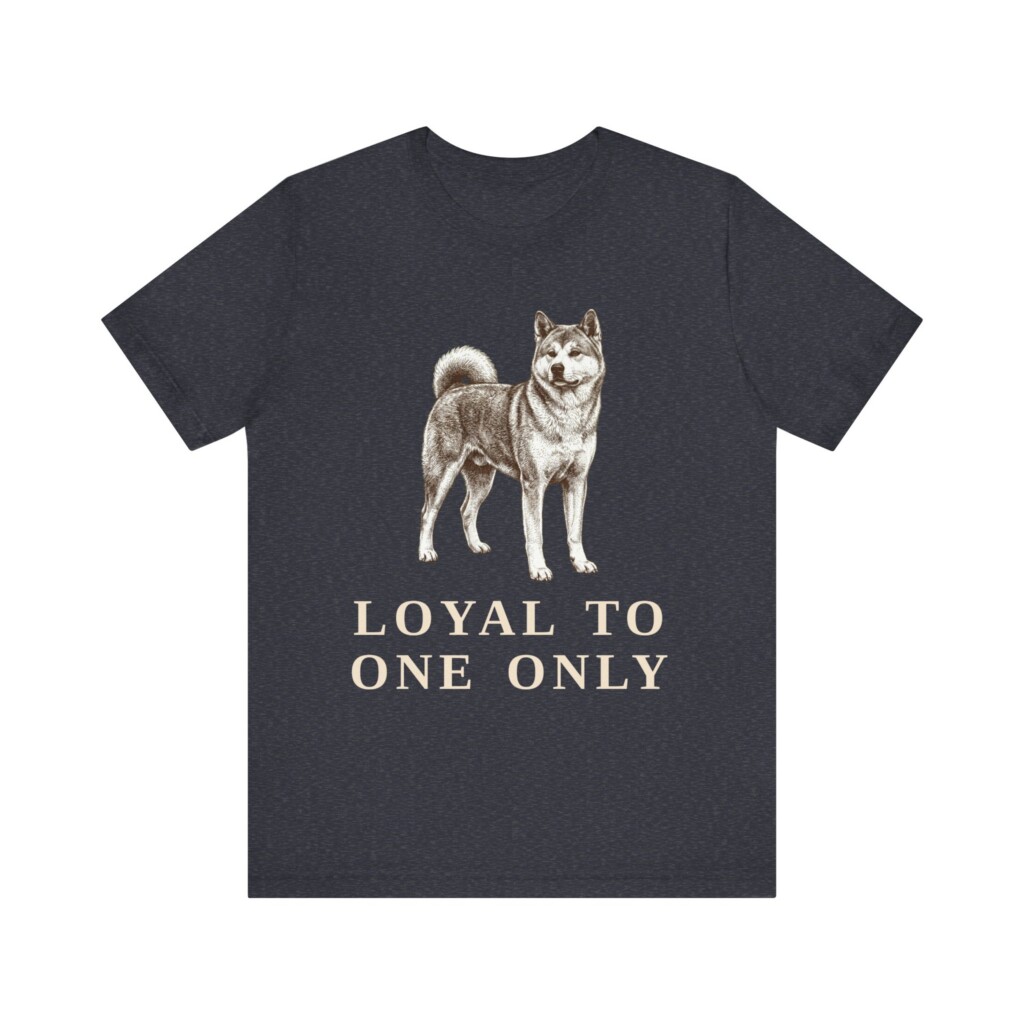 Japanese Akitainu Humor Shirt, Vintage Dog Sketch Tee, Dog Humor Gift