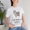 German Spitz Latin Shirt, Vintage Dog Sketch Tee, Dog Latin Gift