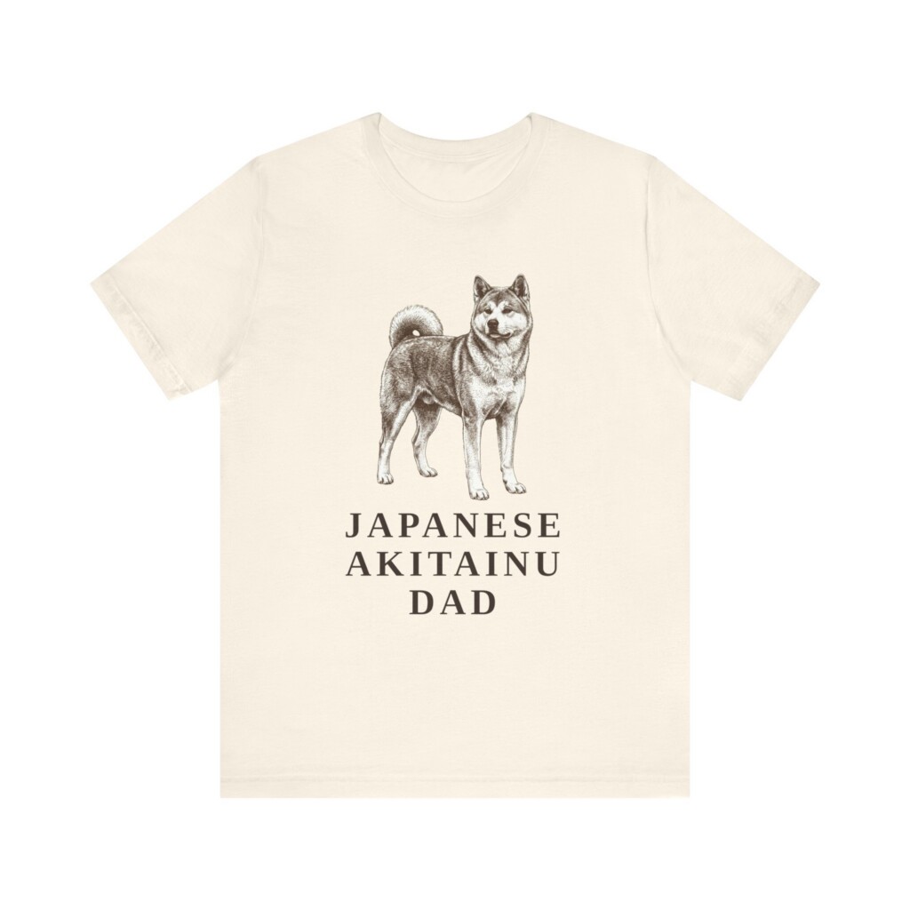 Japanese Akitainu Dad Shirt, Vintage Dog Sketch Tee, Dog Dad Gift Japanese Akitainu Dad Shirt, Vintage Dog Sketch Tee, Dog Dad Gift