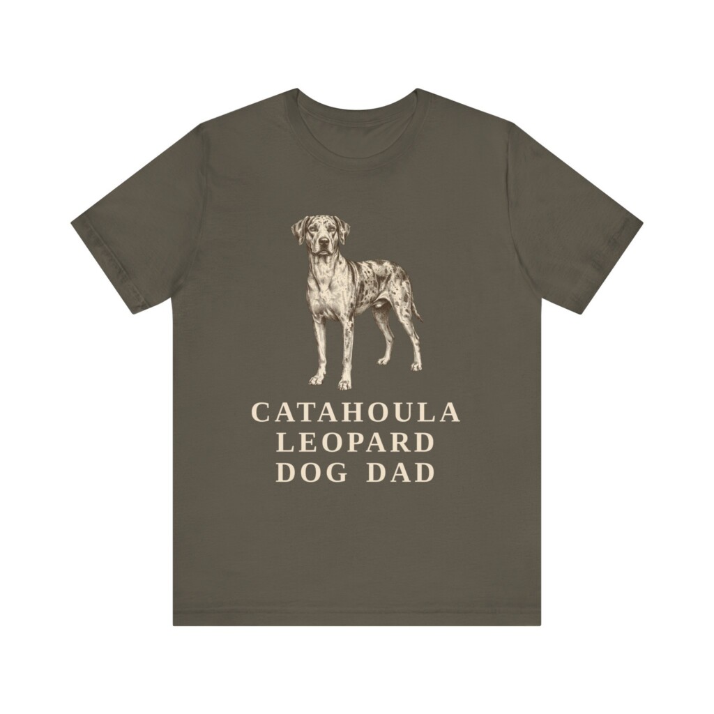 Catahoula Leopard Dog Dad Shirt, Vintage Dog Sketch Tee, Dog Dad Gift Catahoula Leopard Dog Dad Shirt, Vintage Dog Sketch Tee, Dog Dad Gift