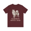 German Spitz Dad Shirt, Vintage Dog Sketch Tee, Dog Dad Gift