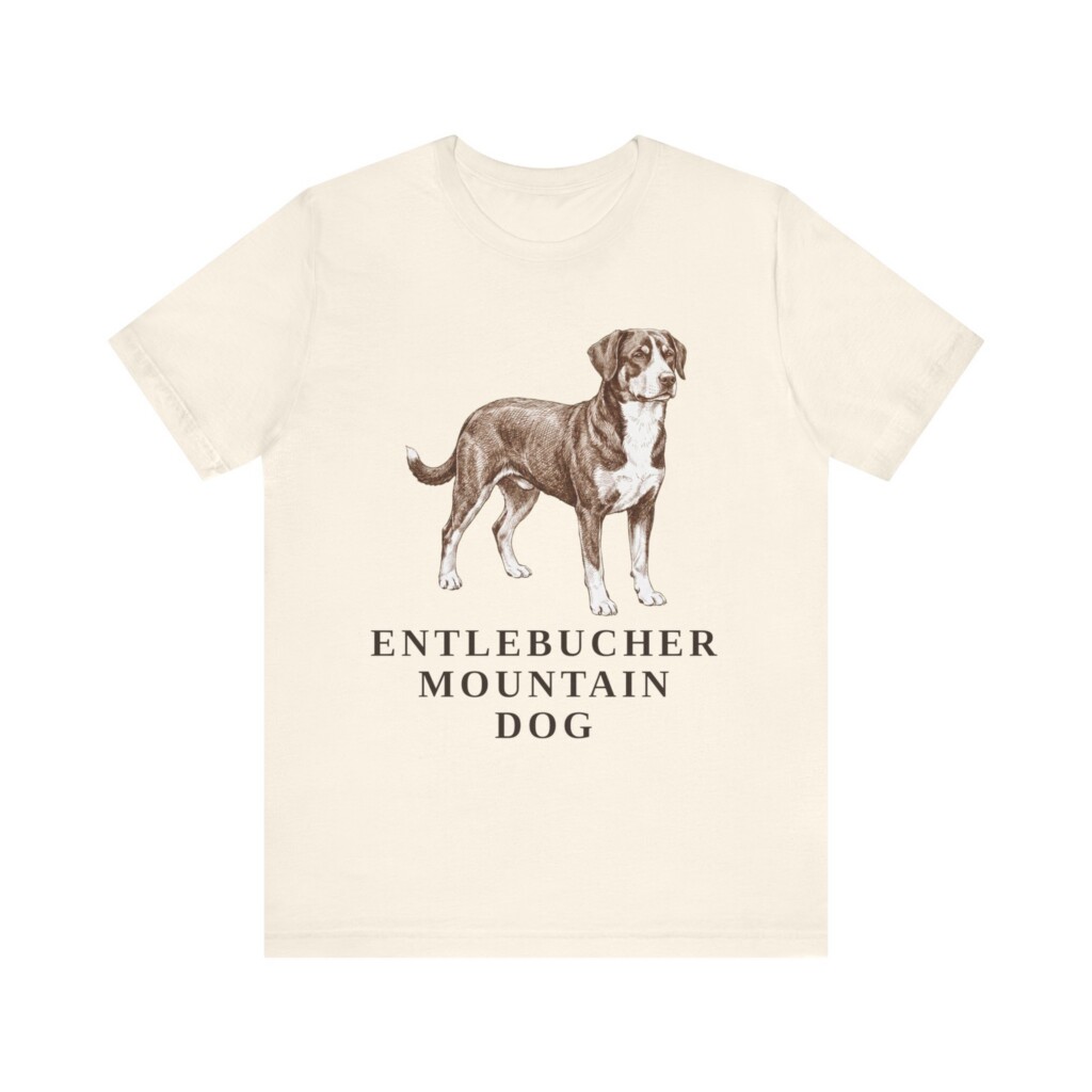 Entlebucher Mountain Dog Shirt, Vintage Dog Sketch Tee, Dog Lover Gift