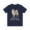 German Spitz Dad Shirt, Vintage Dog Sketch Tee, Dog Dad Gift