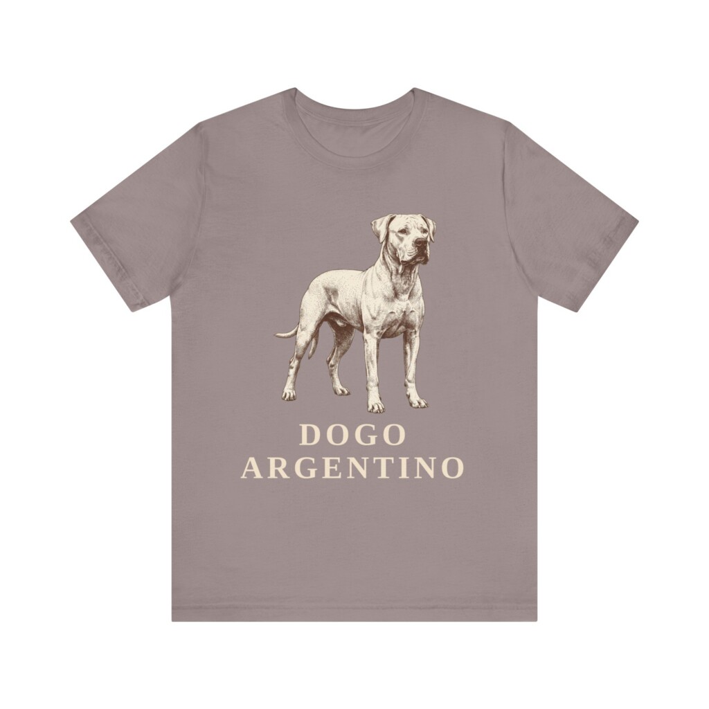 Dogo Argentino Shirt, Vintage Dog Sketch Tee, Dog Lover Gift