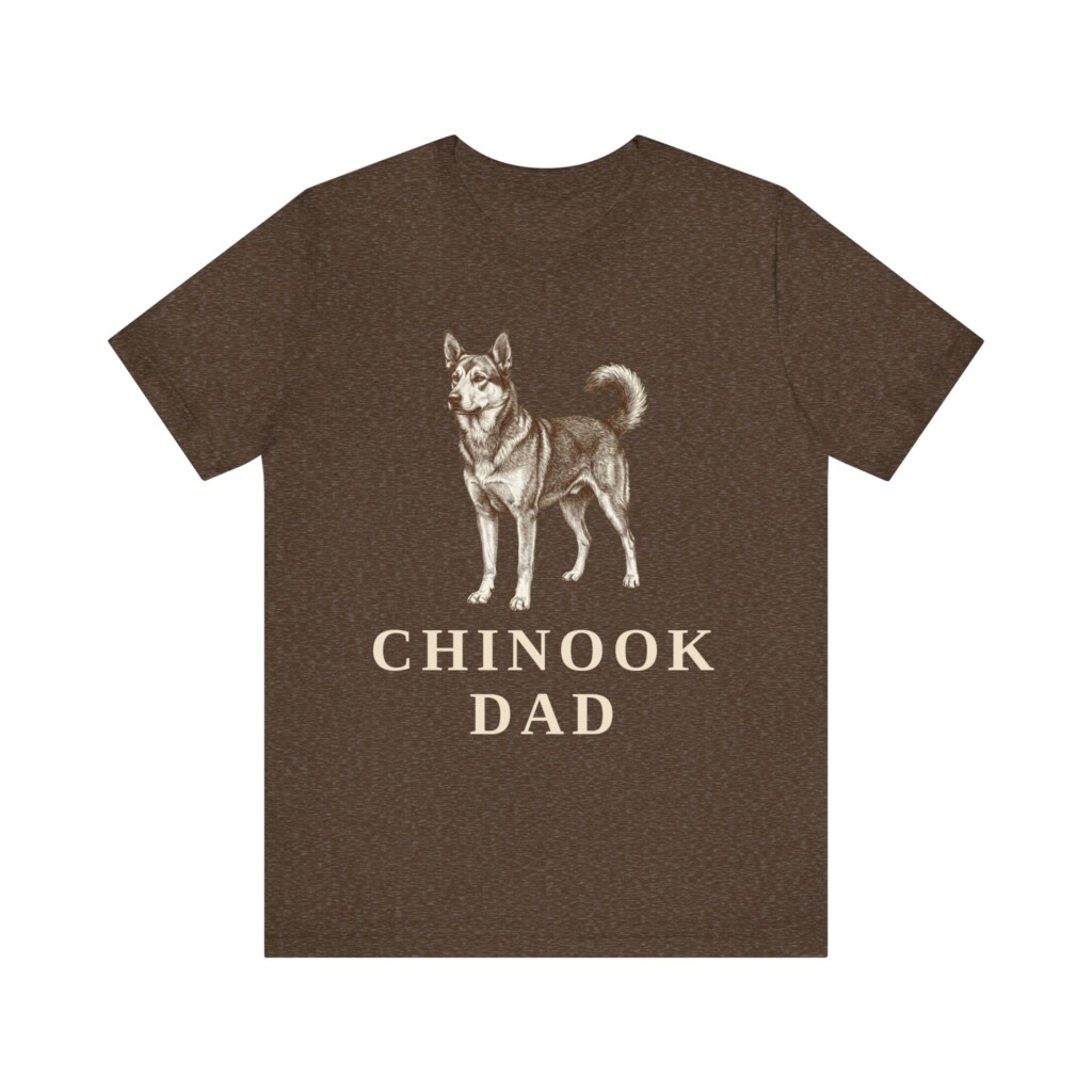 Chinook Dad Shirt, Vintage Dog Sketch Tee, Dog Dad Gift Chinook Dad Shirt, Vintage Dog Sketch Tee, Dog Dad Gift
