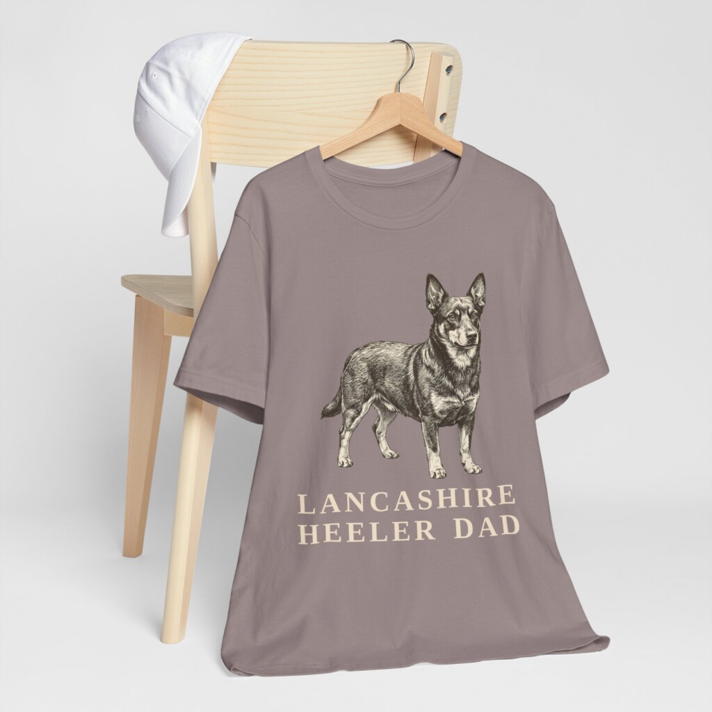 Lancashire Heeler Dad Shirt, Vintage Dog Sketch Tee, Dog Dad Gift Lancashire Heeler Dad Shirt, Vintage Dog Sketch Tee, Dog Dad Gift