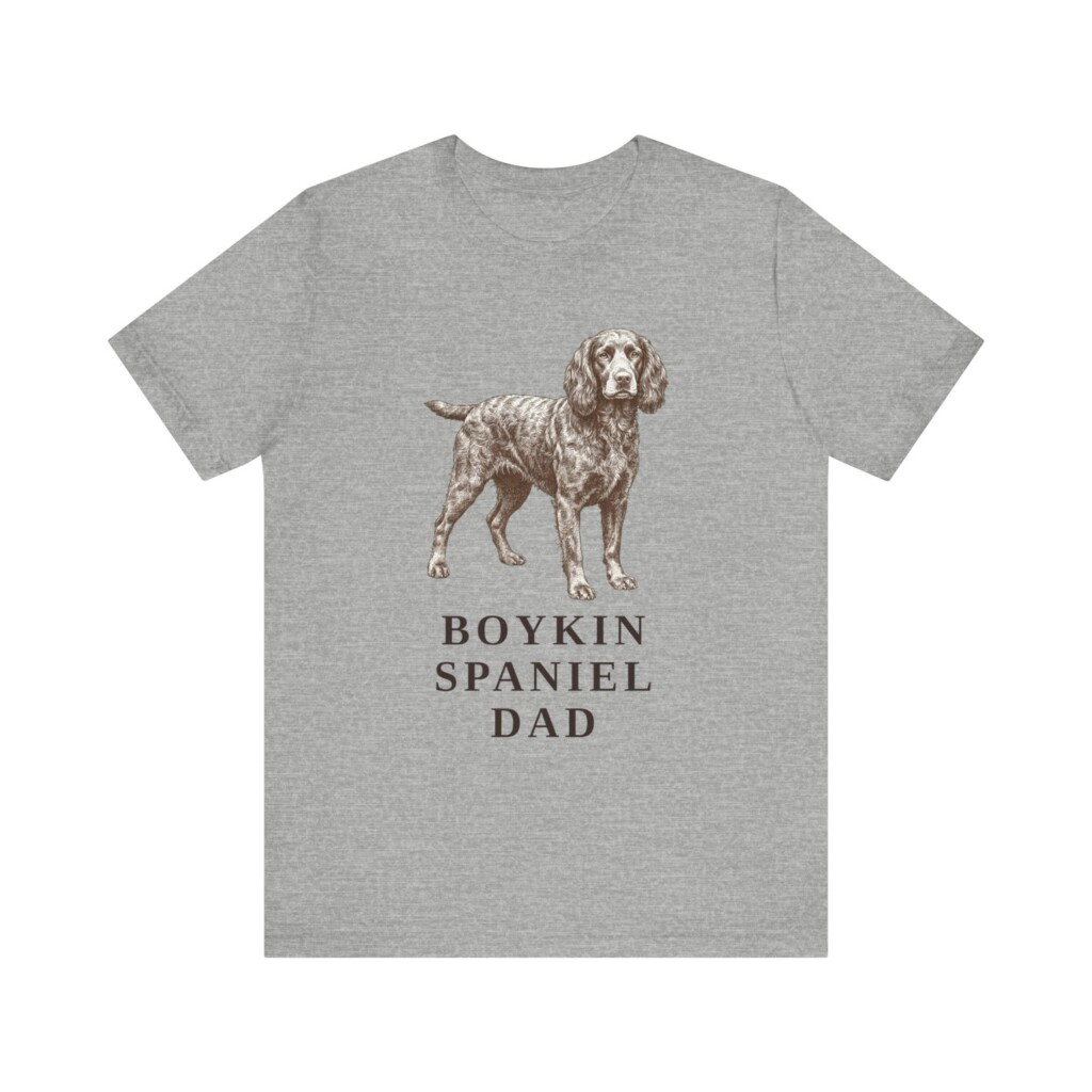 Boykin Spaniel Dad Shirt, Vintage Dog Sketch Tee, Dog Dad Gift Boykin Spaniel Dad Shirt, Vintage Dog Sketch Tee, Dog Dad Gift