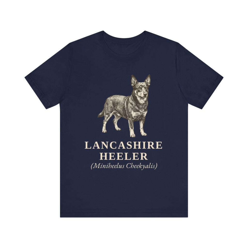 Lancashire Heeler Latin Shirt, Vintage Dog Sketch Tee, Dog Latin Gift