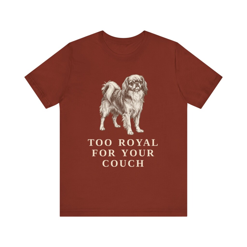 English Toy Spaniel Humor Shirt, Vintage Dog Sketch Tee, Dog Humor Gift