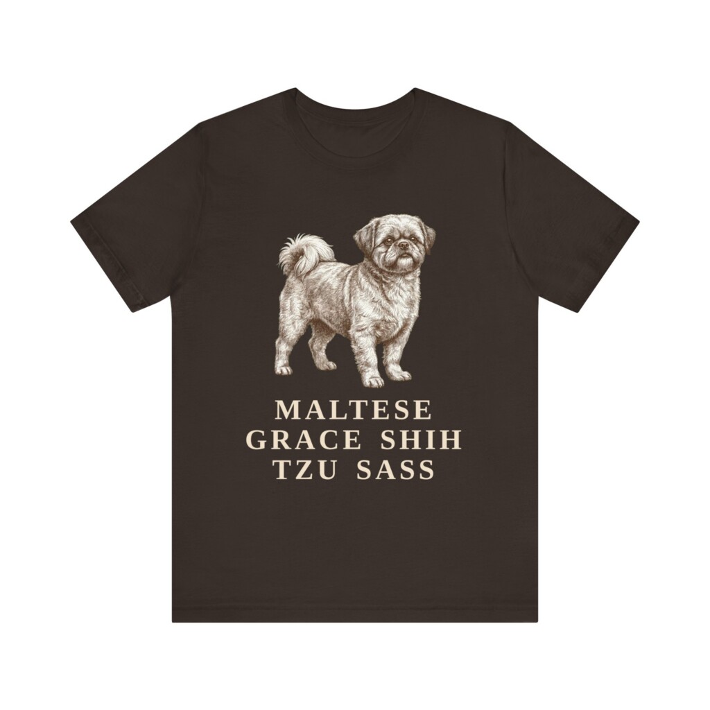 Mal-Shi Humor Shirt, Vintage Dog Sketch Tee, Dog Humor Gift Mal-Shi Humor Shirt, Vintage Dog Sketch Tee, Dog Humor Gift