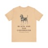Black and Tan Coonhound Latin Shirt, Vintage Dog Sketch Tee, Dog Latin Gift