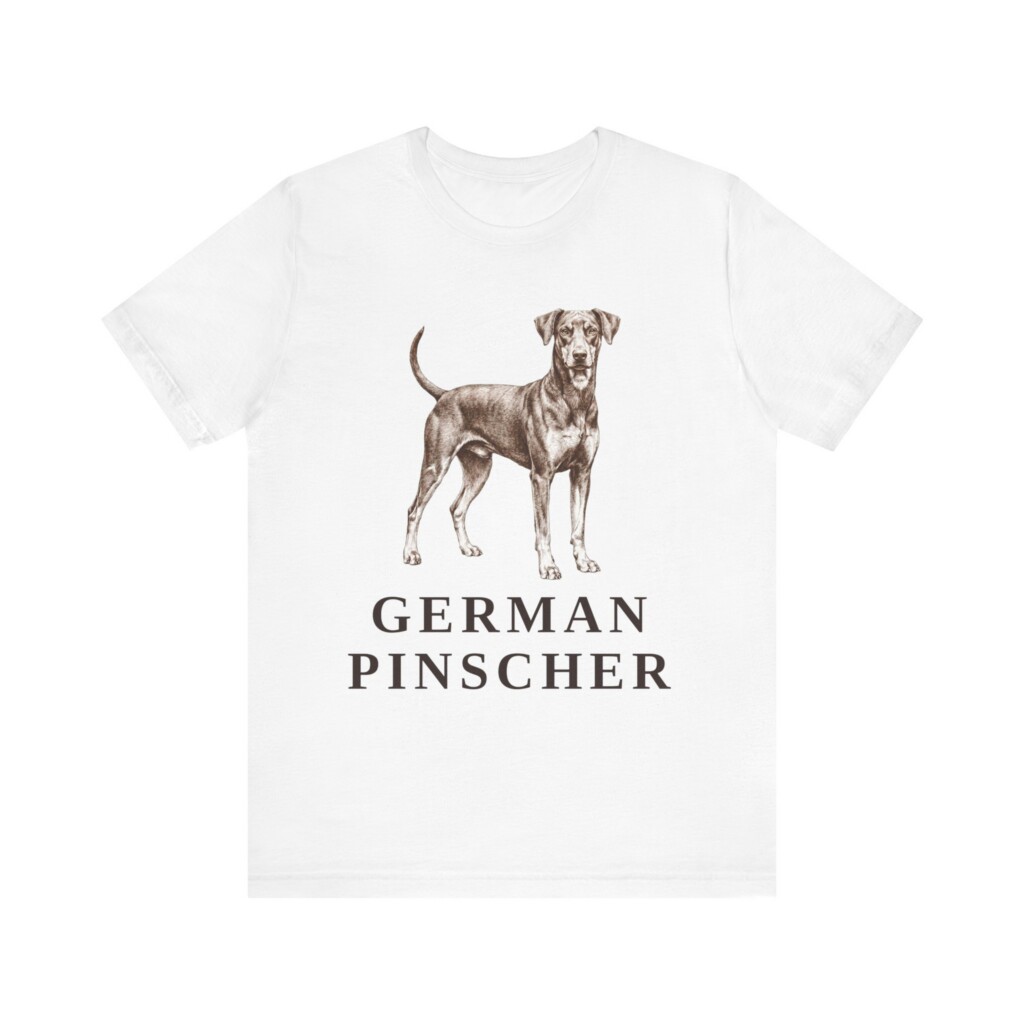 German Pinscher Shirt, Vintage Dog Sketch Tee, Dog Lover Gift