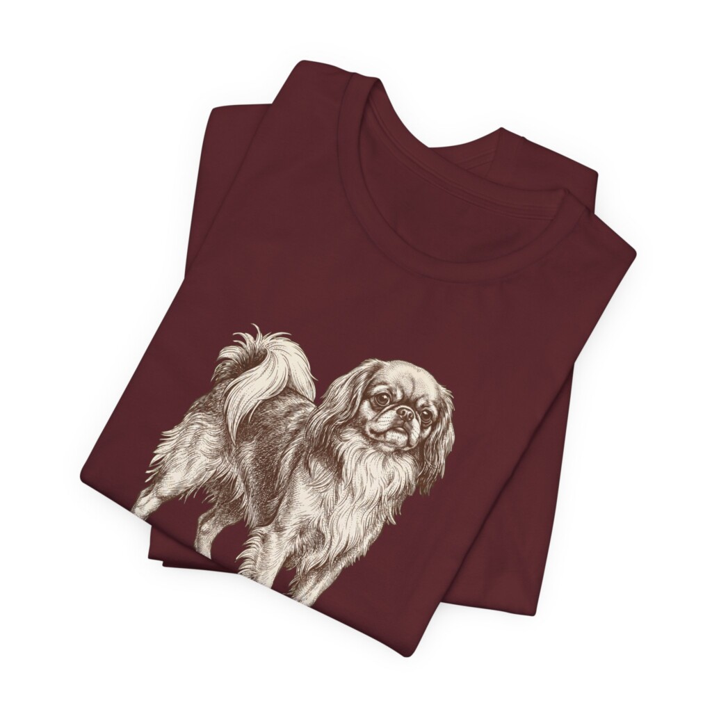 English Toy Spaniel Latin Shirt, Vintage Dog Sketch Tee, Dog Latin Gift