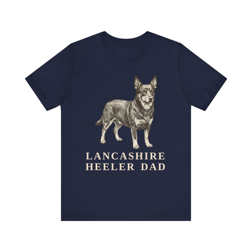 Lancashire Heeler Dad Shirt, Vintage Dog Sketch Tee, Dog Dad Gift Lancashire Heeler Dad Shirt, Vintage Dog Sketch Tee, Dog Dad Gift