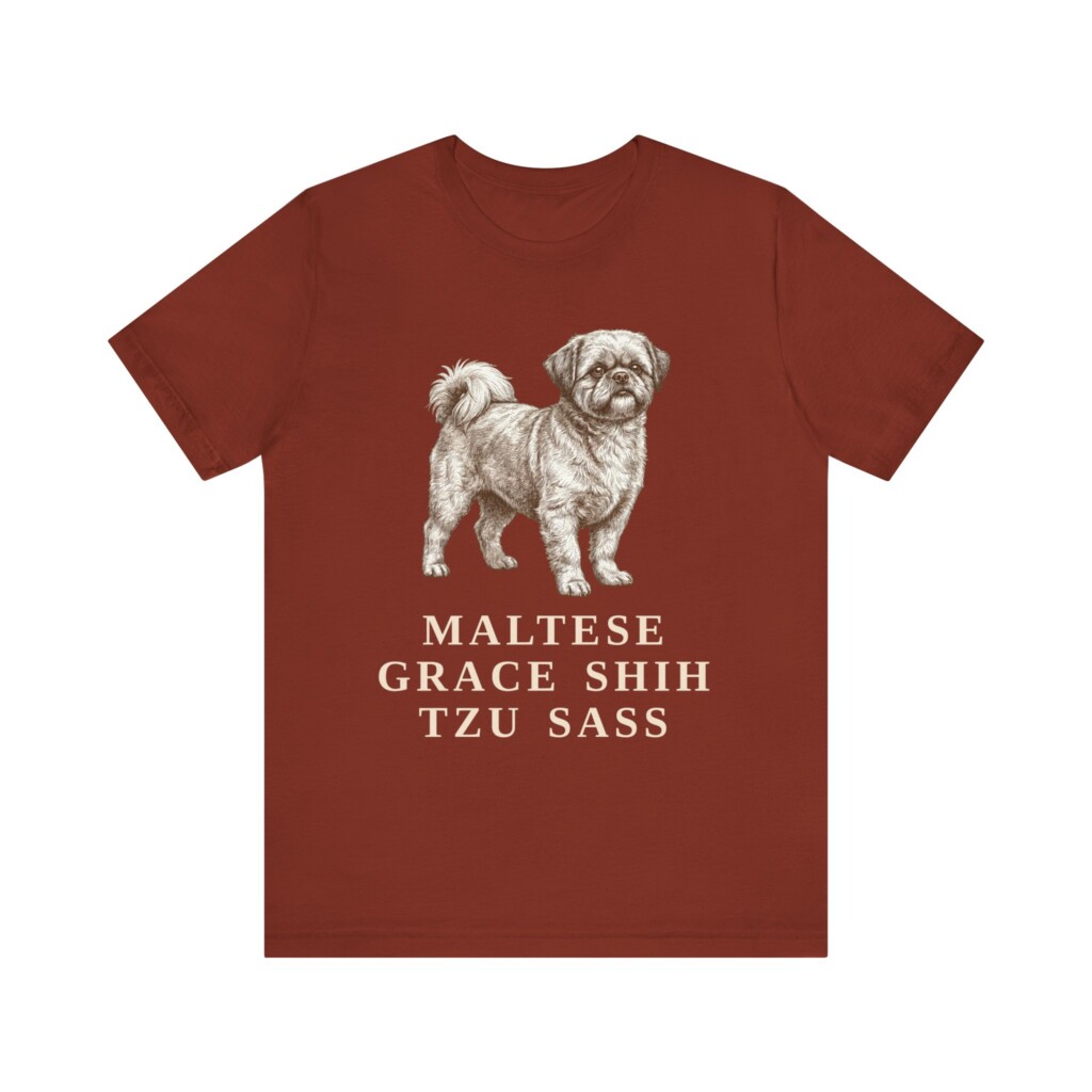 Mal-Shi Humor Shirt, Vintage Dog Sketch Tee, Dog Humor Gift Mal-Shi Humor Shirt, Vintage Dog Sketch Tee, Dog Humor Gift