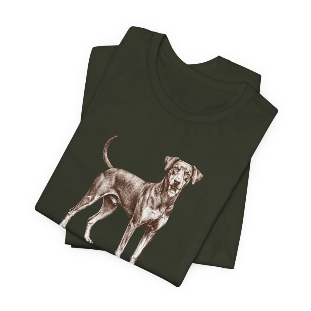 German Pinscher Latin Shirt, Vintage Dog Sketch Tee, Dog Latin Gift