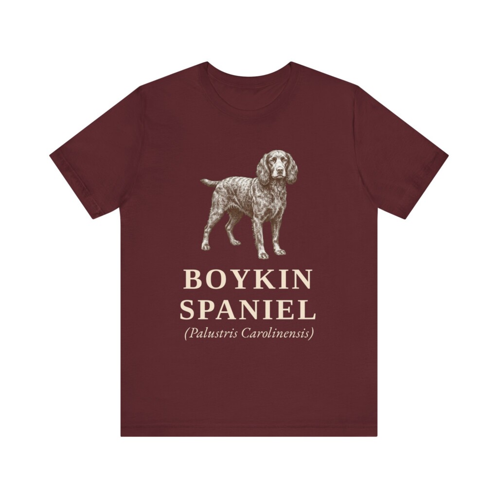Boykin Spaniel Latin Shirt, Vintage Dog Sketch Tee, Dog Latin Gift