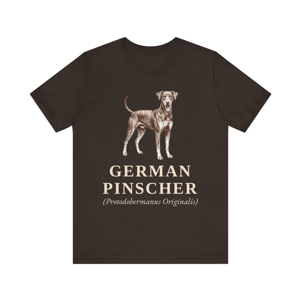 German Pinscher Latin Shirt, Vintage Dog Sketch Tee, Dog Latin Gift