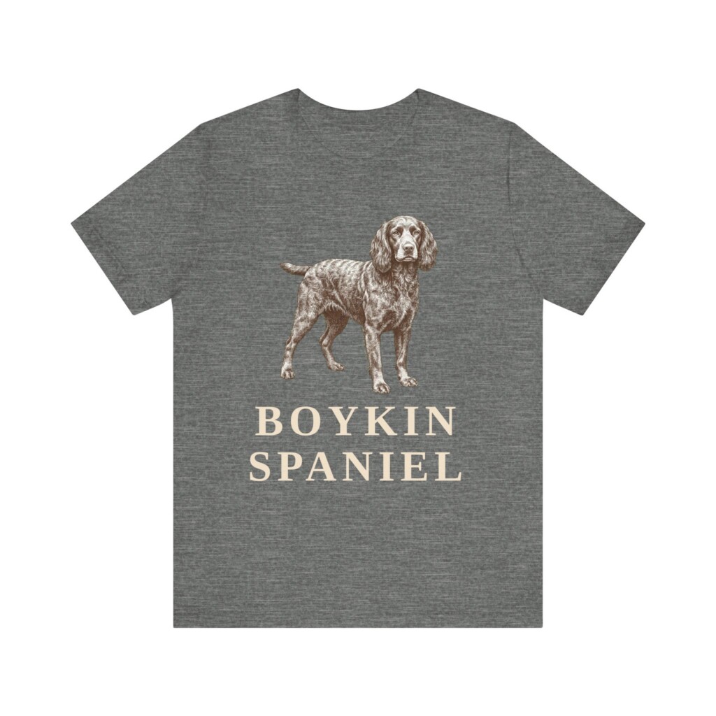 Boykin Spaniel Shirt, Vintage Dog Sketch Tee, Dog Lover Gift