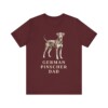 German Pinscher Dad Shirt, Vintage Dog Sketch Tee, Dog Dad Gift