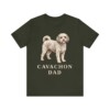 Cavachon Dad Shirt, Vintage Dog Sketch Tee, Dog Dad Gift