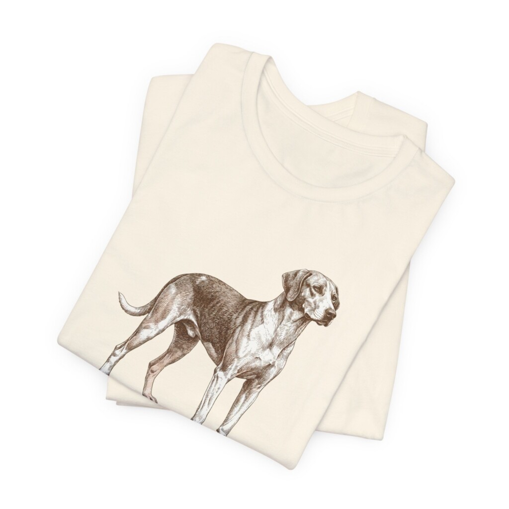 American Foxhound Latin Shirt, Vintage Dog Sketch Tee, Dog Latin Gift