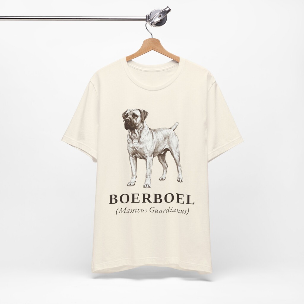 Boerboel Latin Shirt, Vintage Dog Sketch Tee, Dog Latin Gift