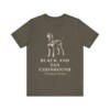 Black and Tan Coonhound Latin Shirt, Vintage Dog Sketch Tee, Dog Latin Gift