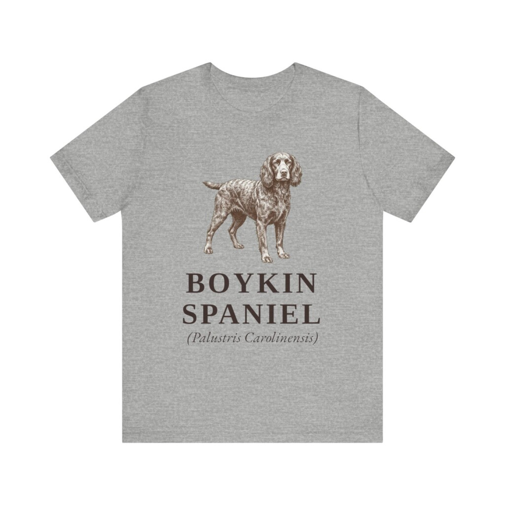 Boykin Spaniel Latin Shirt, Vintage Dog Sketch Tee, Dog Latin Gift
