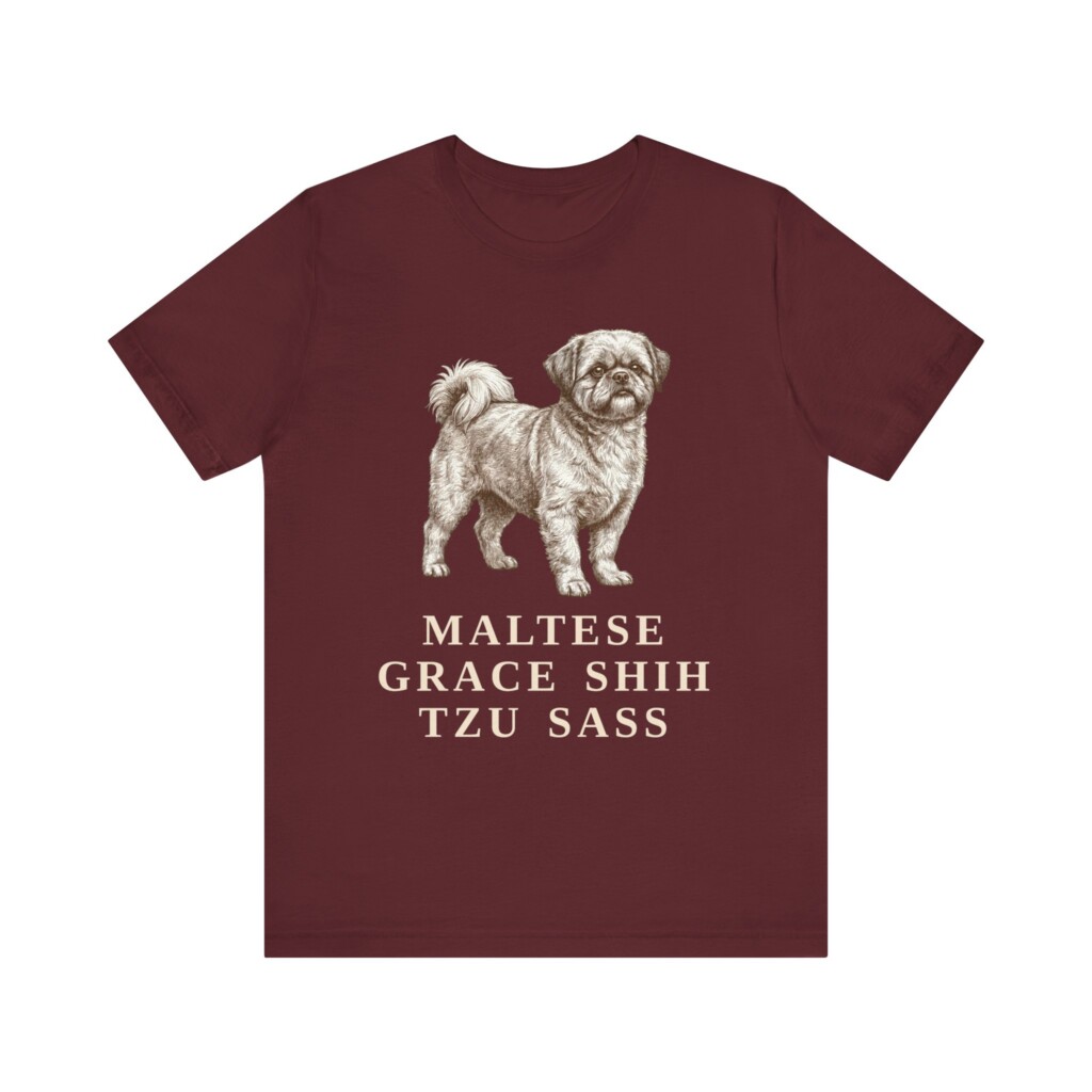Mal-Shi Humor Shirt, Vintage Dog Sketch Tee, Dog Humor Gift Mal-Shi Humor Shirt, Vintage Dog Sketch Tee, Dog Humor Gift